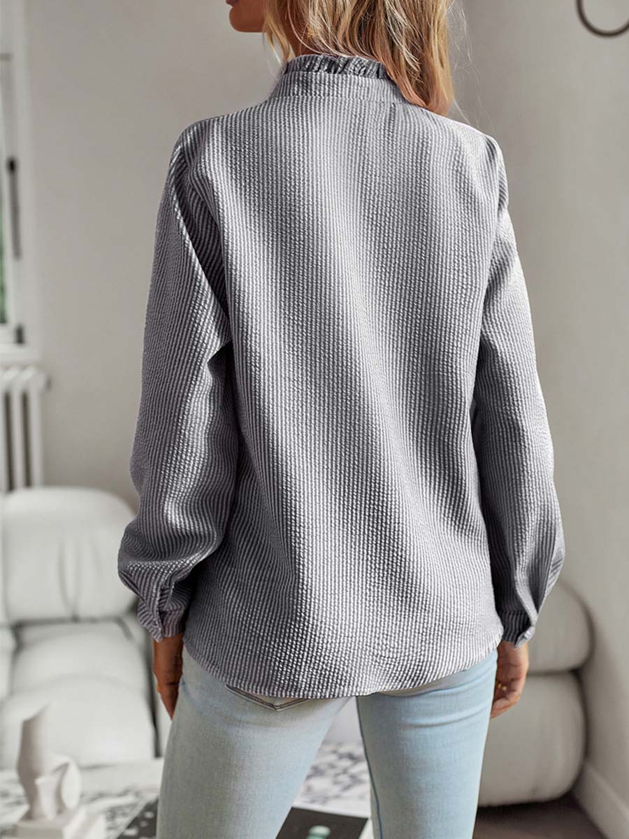 Lace Collar Formal Shirt