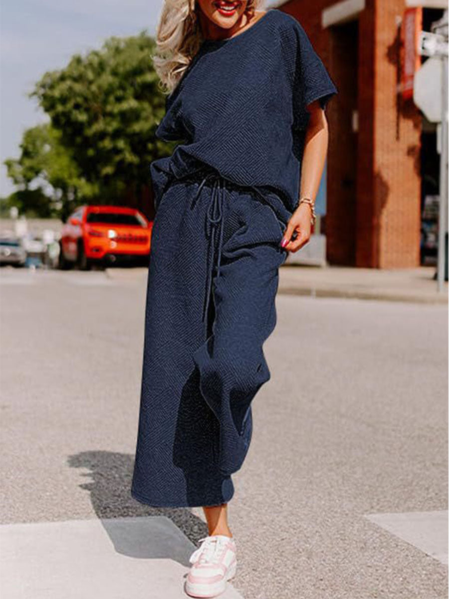 Drawstring Casual Sports Sets