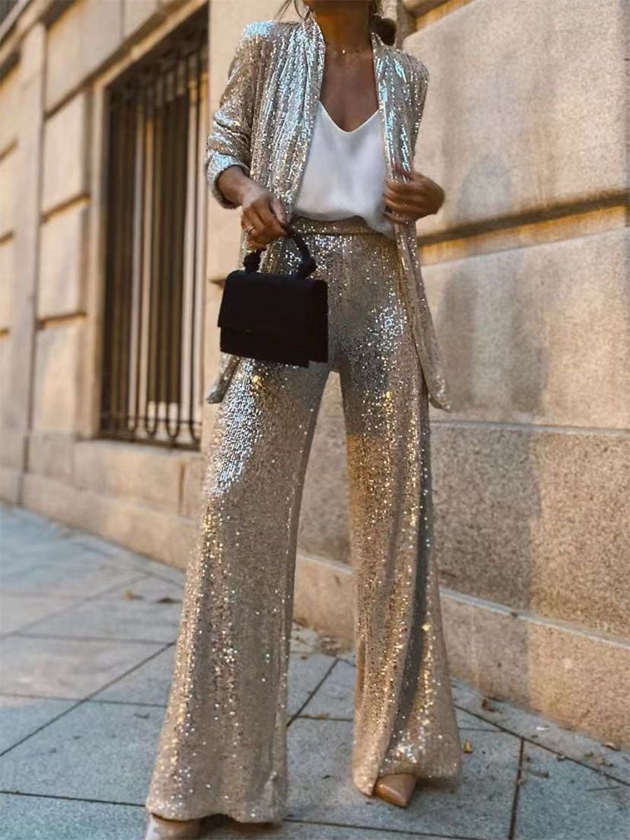 Sparkle Queen Blazer Pants Set