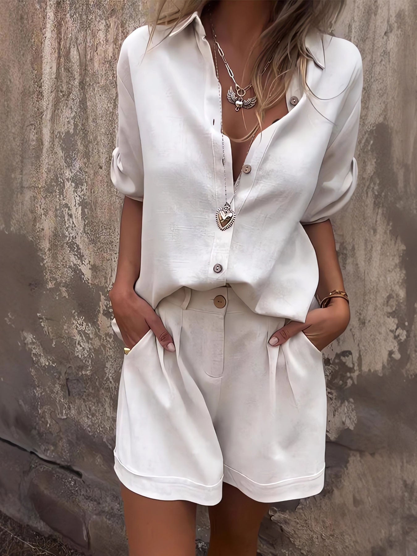 Refined Texture Lounge Set