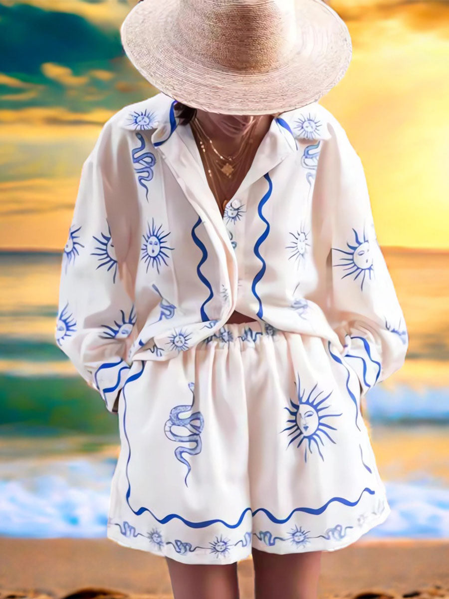 Solar Drift Linen Two Sets