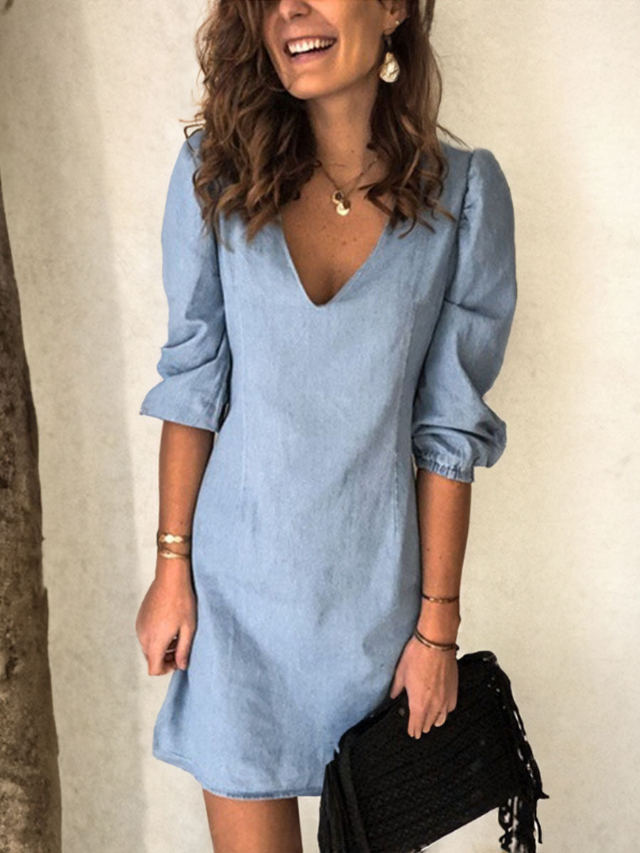 Casual Denim Dress