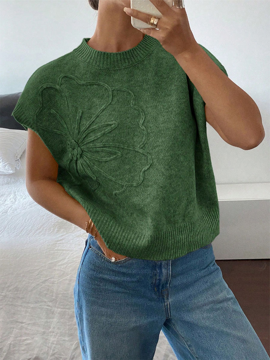 Soft Laidback Embroidered Knitwear