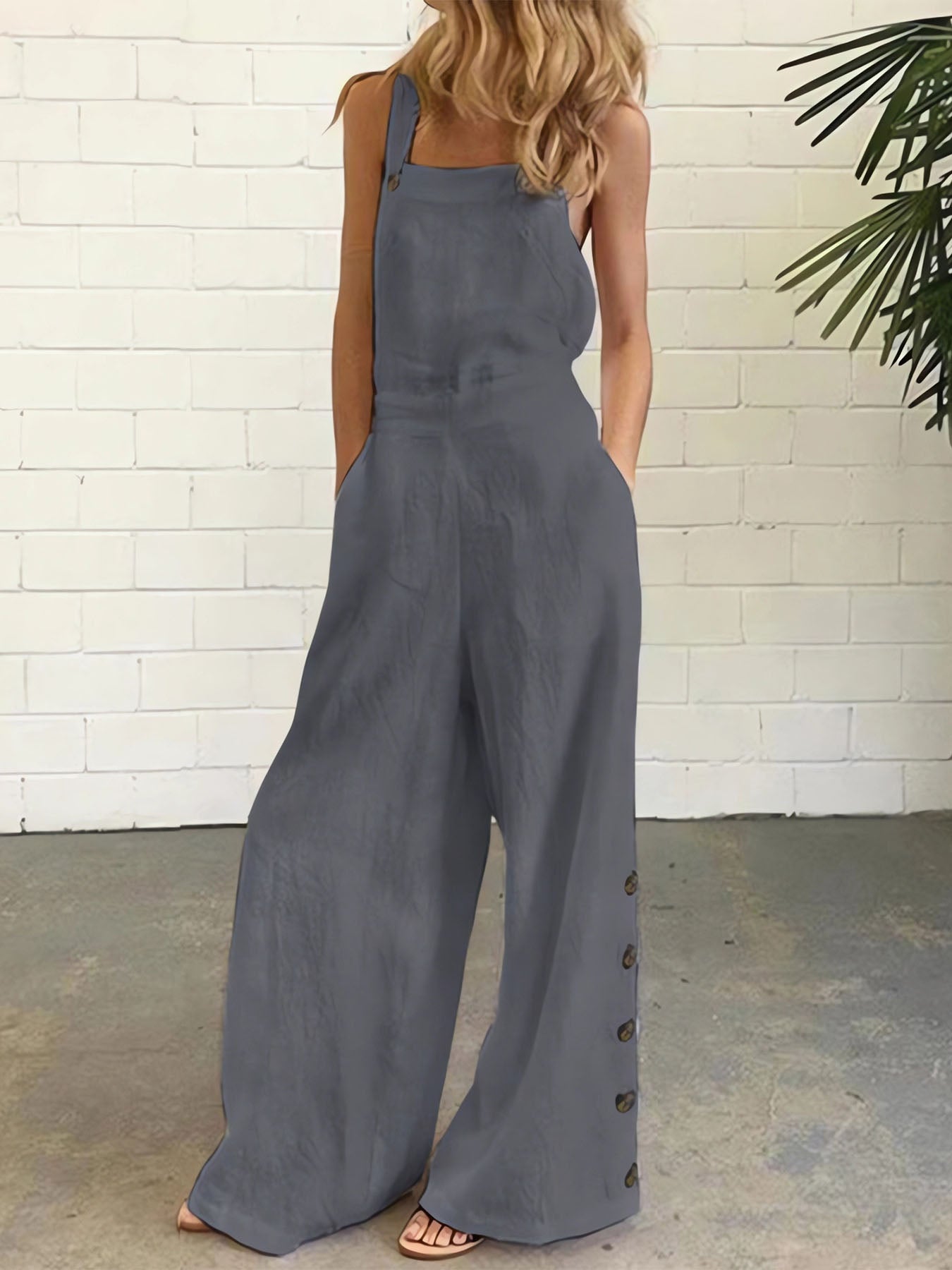 Sleeveless Casual Jumpsuits