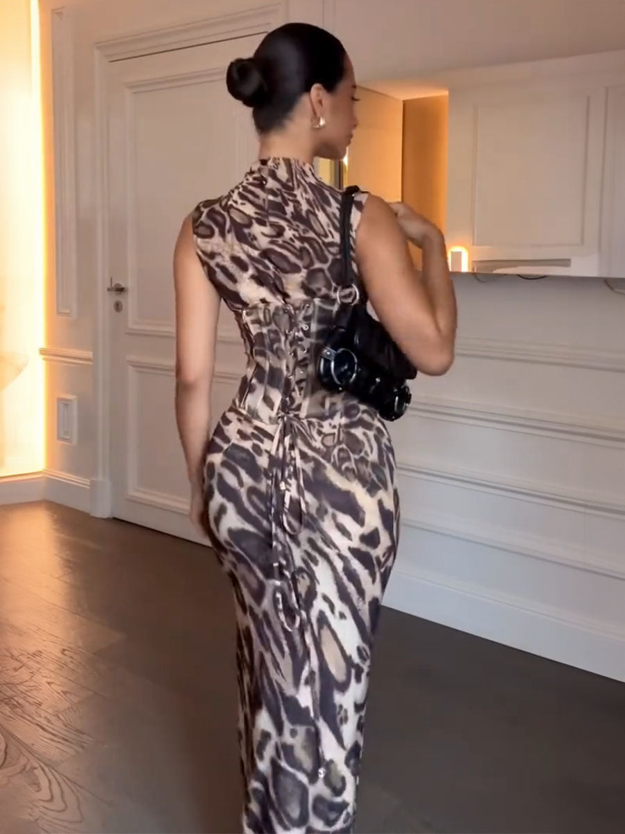 Bold Curve Leopard Allure Two Sets