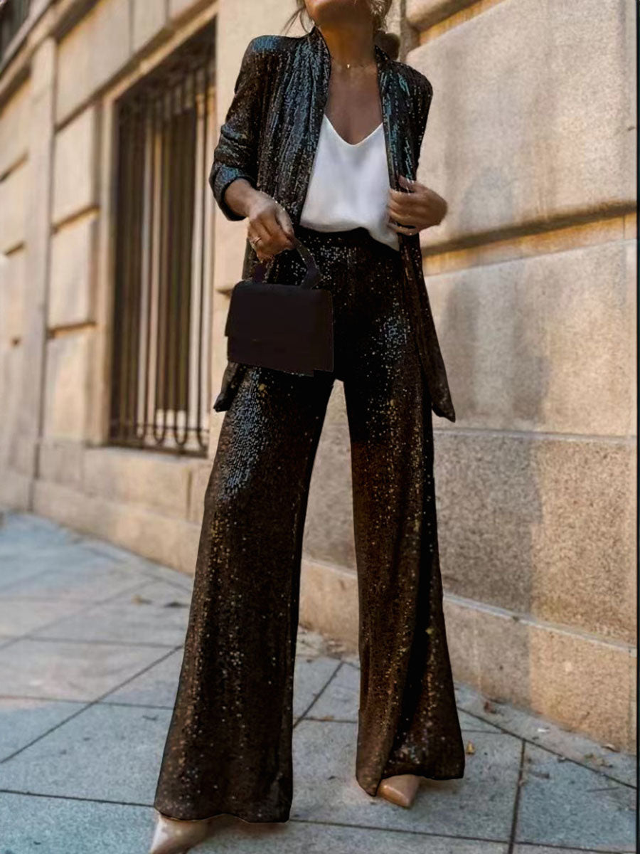 Sparkle Queen Blazer Pants Set