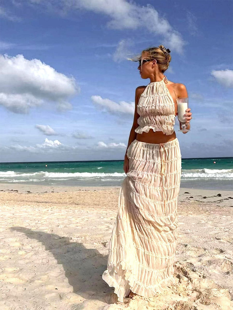 Coastal Dream Pleated Two Sets