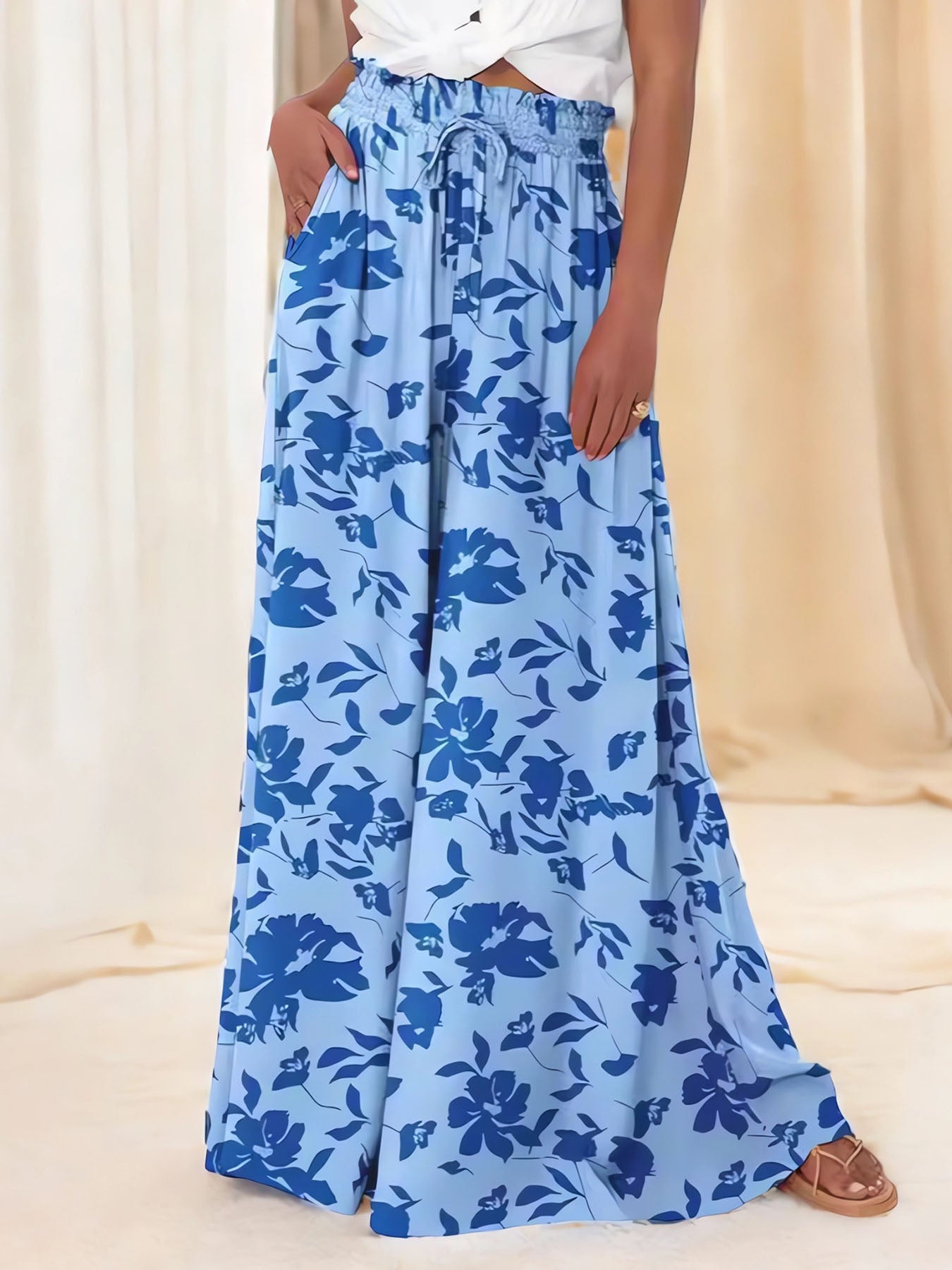 Floral Pocket Pants