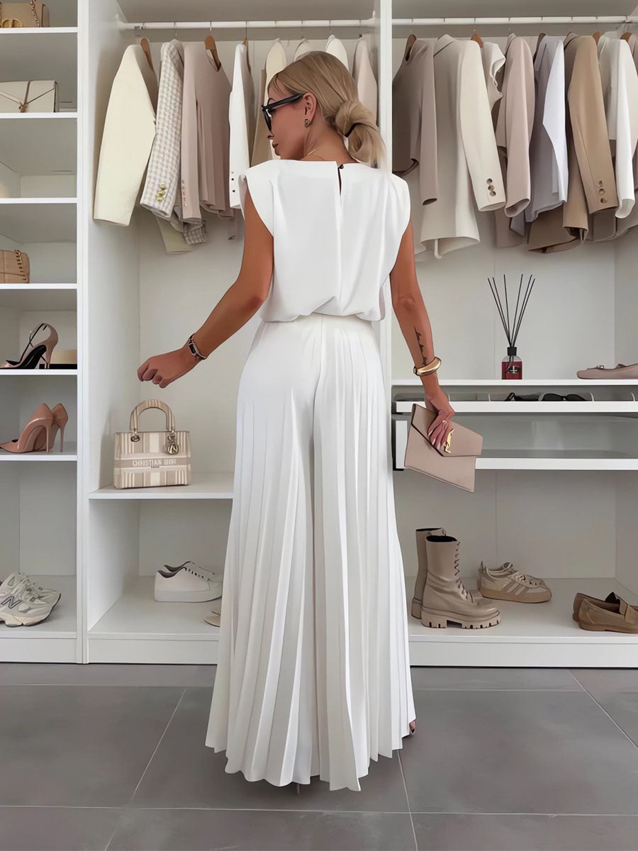 Royal Swan Pleated Two Sets