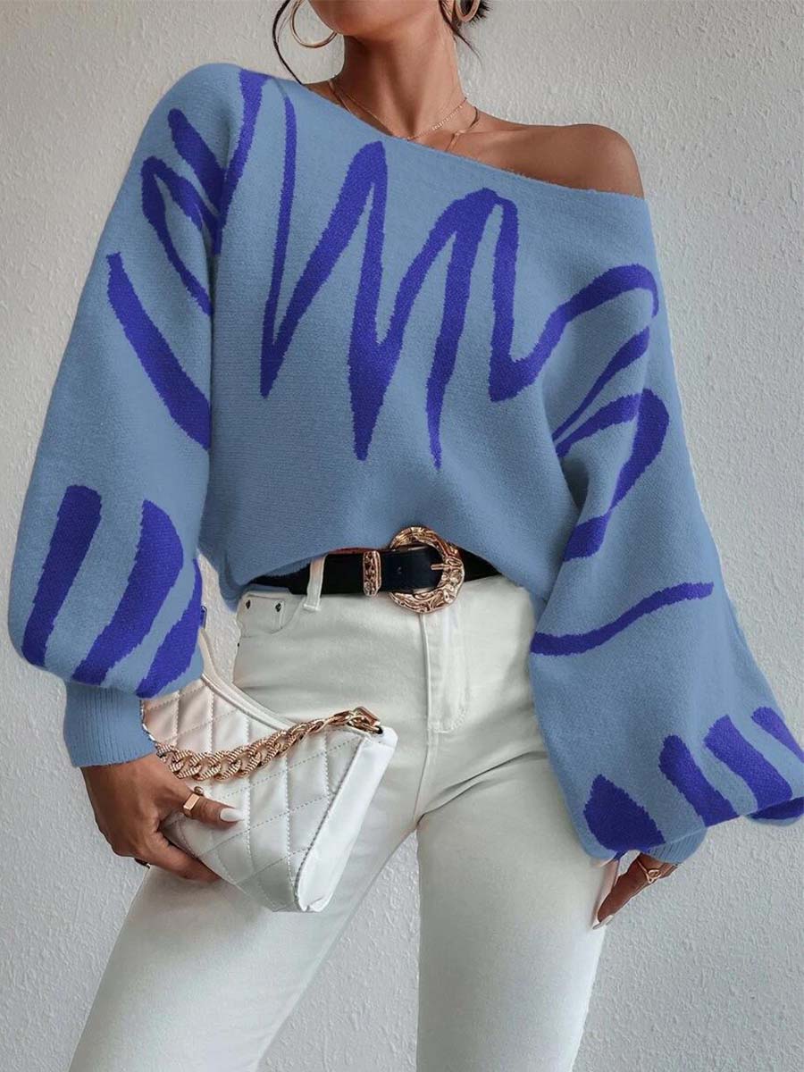 Vorioal Pullover Knitted Sweater