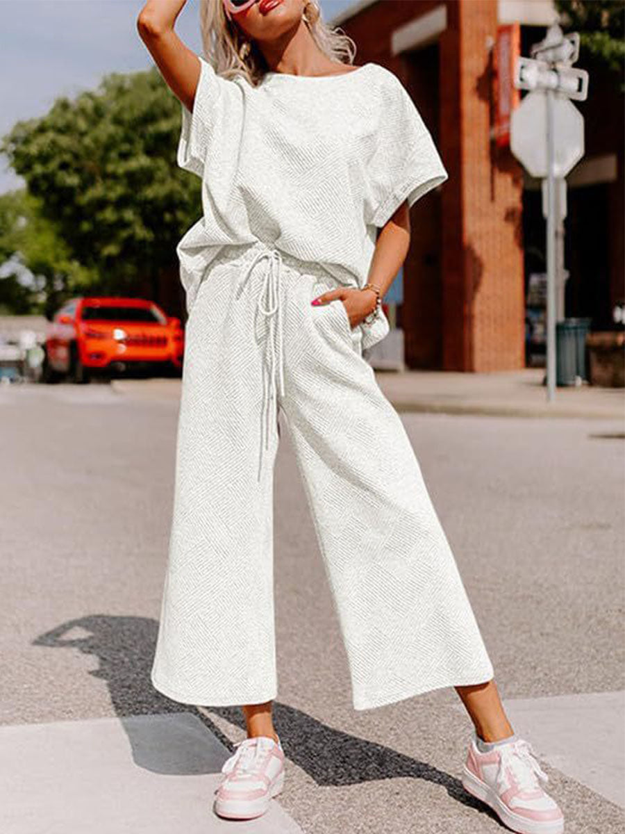 Drawstring Casual Sports Sets