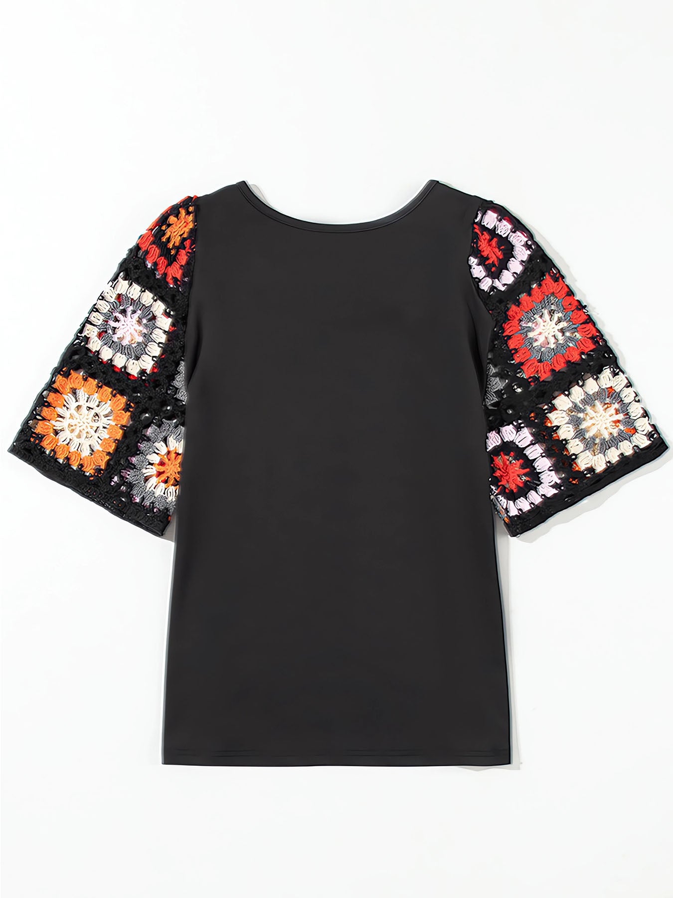 Chemise à manches en dentelle