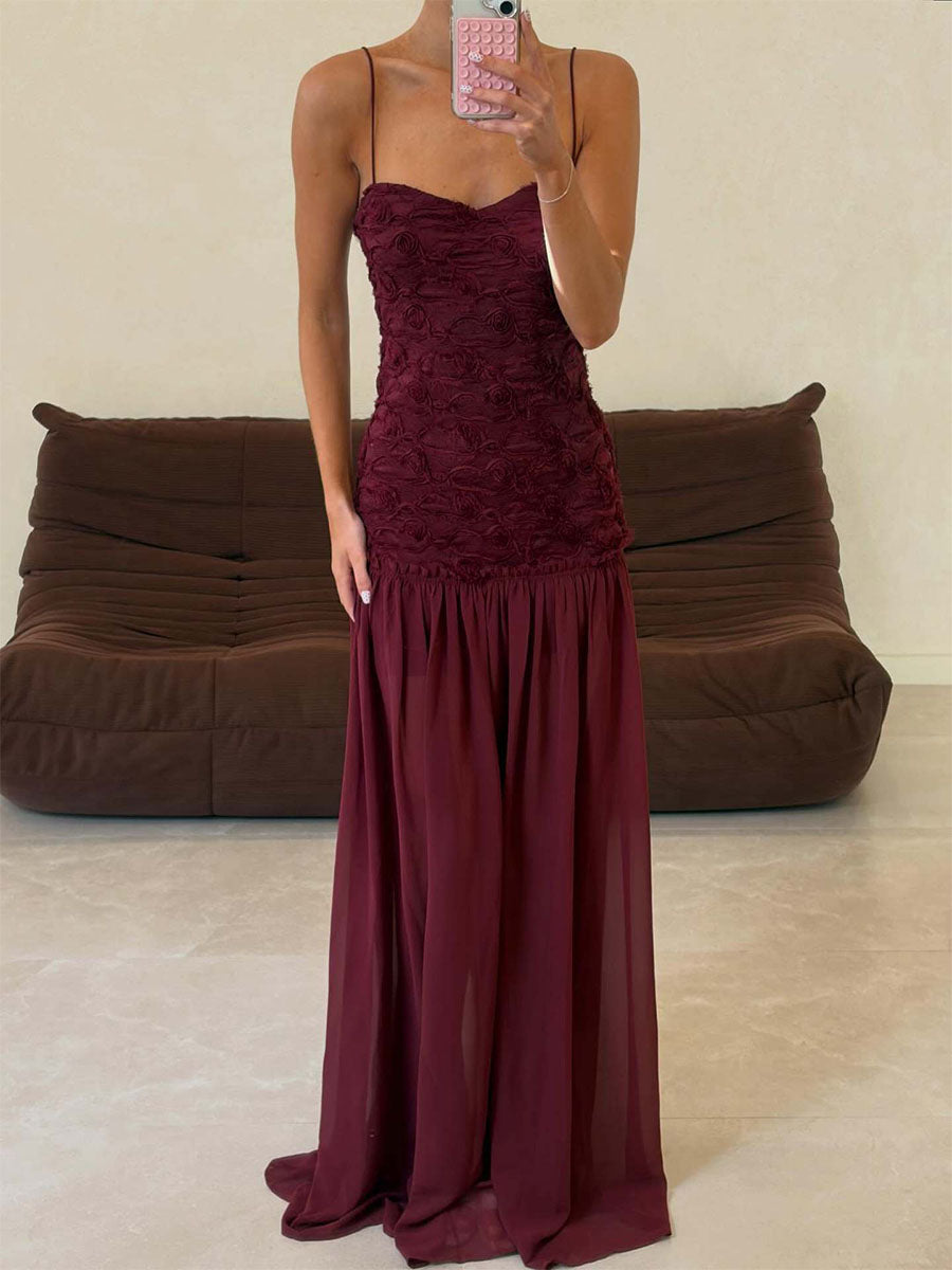 Rosette Cami & Skirt 2-in-1 Maxi Set