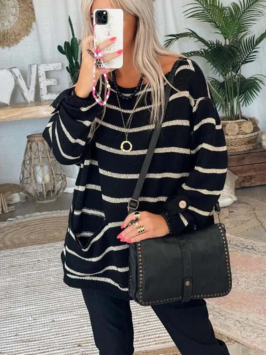 Vorioal Striped Sweater