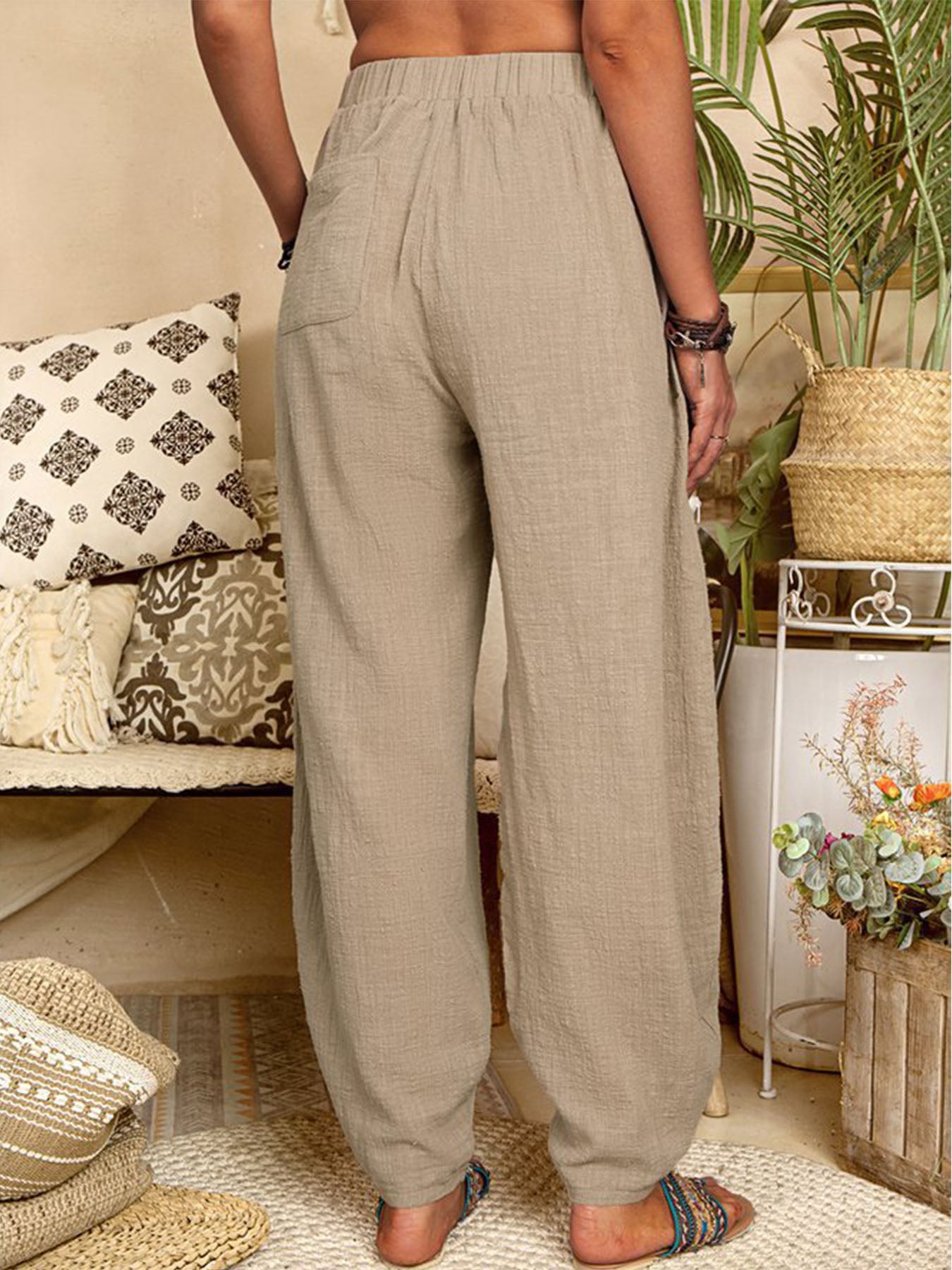 Comfy Cotton Harem Pants