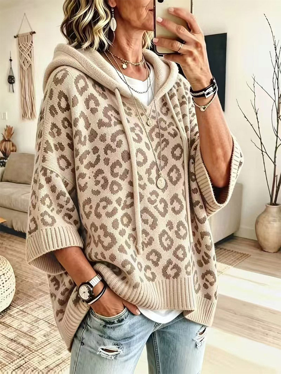 Leopard Dreams Hooded Sweater
