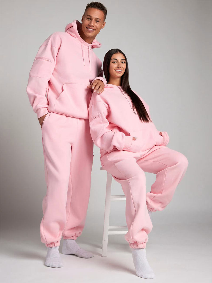 Airplane Travel Hoodie Set with Built-In Eye Mask