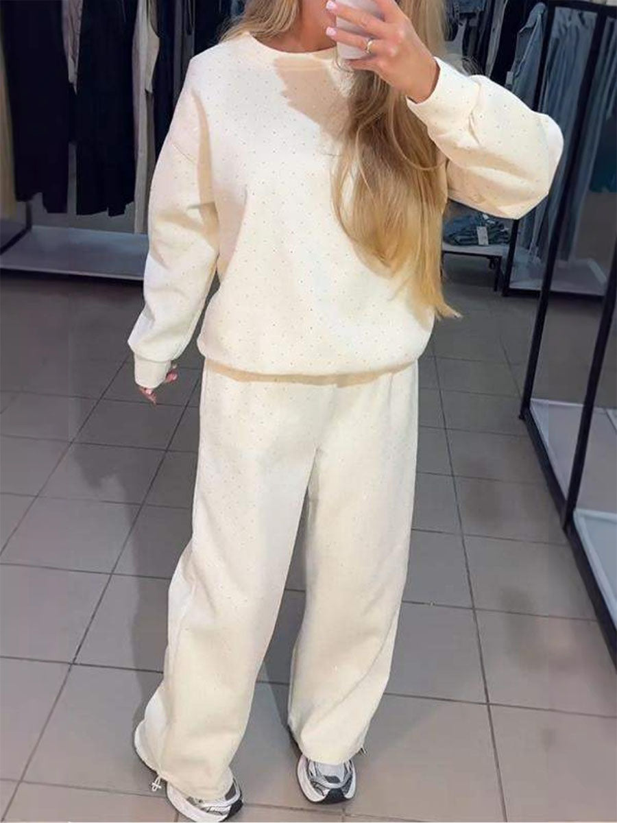 Sparkle Tracksuit Streetwear Lounge Set