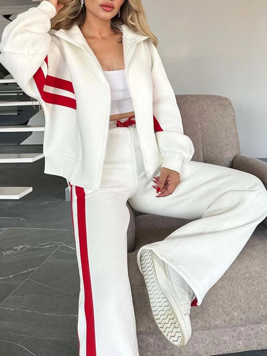 Sporty Classic Striped Street Set