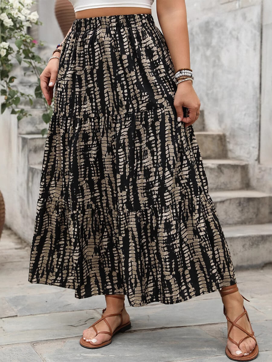 Effortless Vibes Curve Skirt