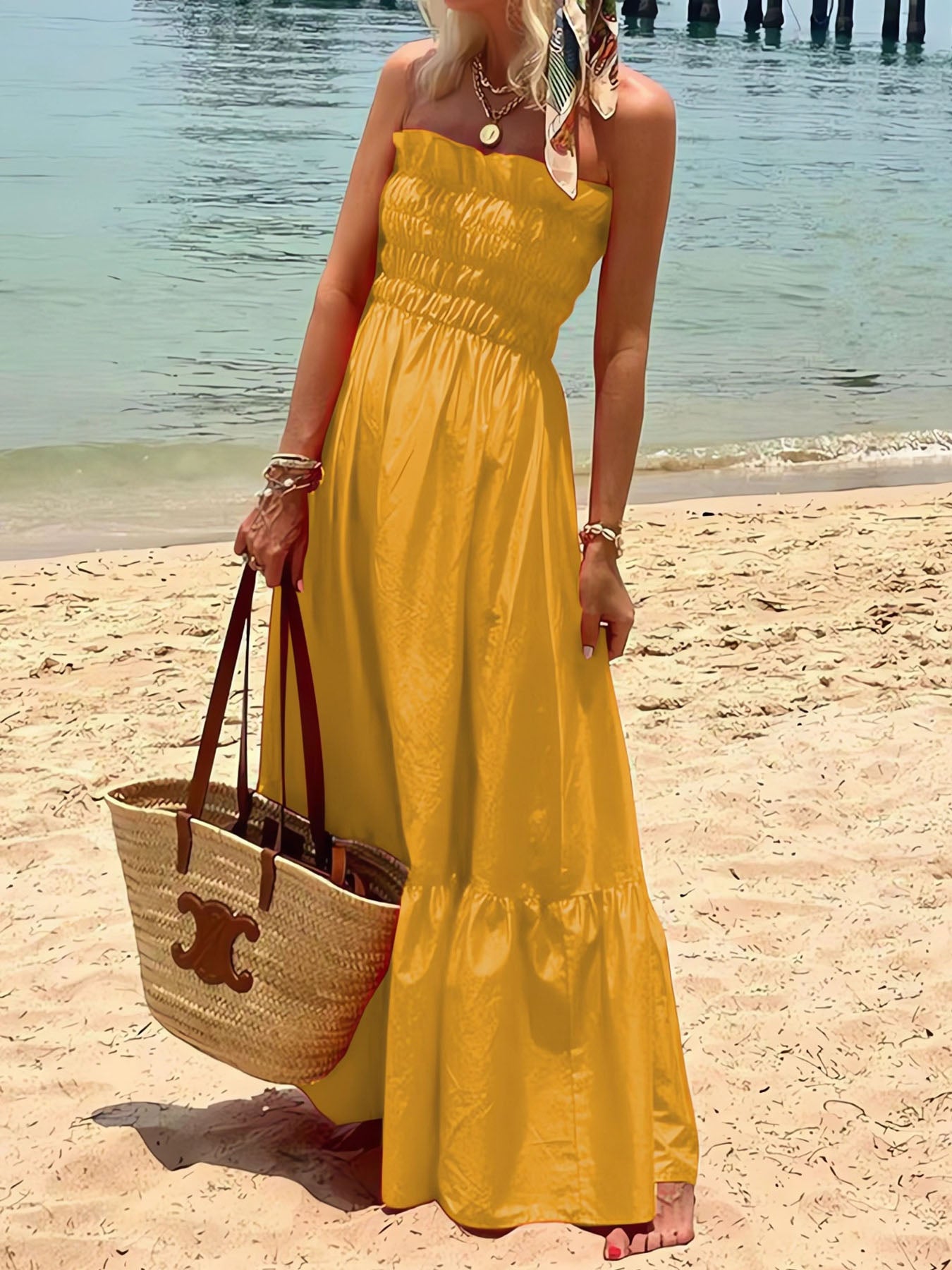 Sexy Strapless Dress