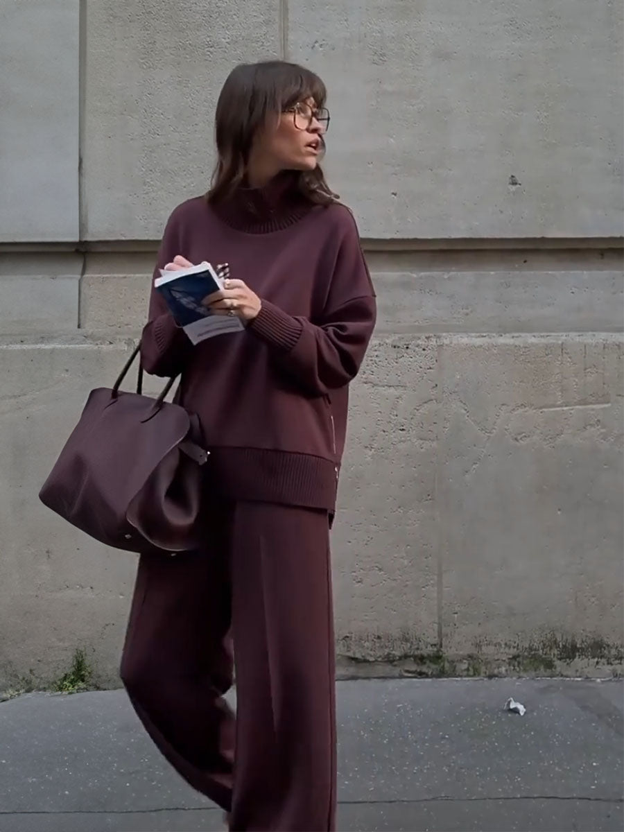 Relaxed Fit Sweatshirt Matching Set