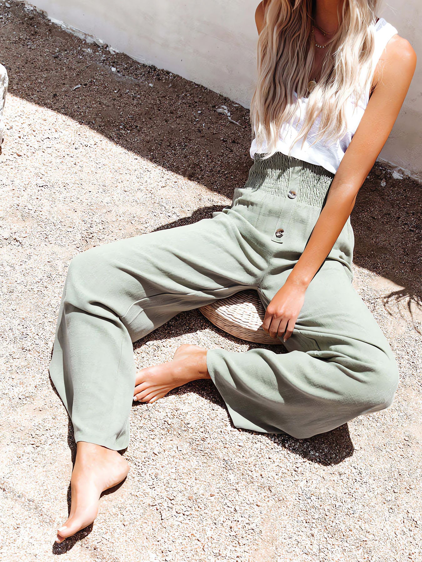 Cotton Linen Pants