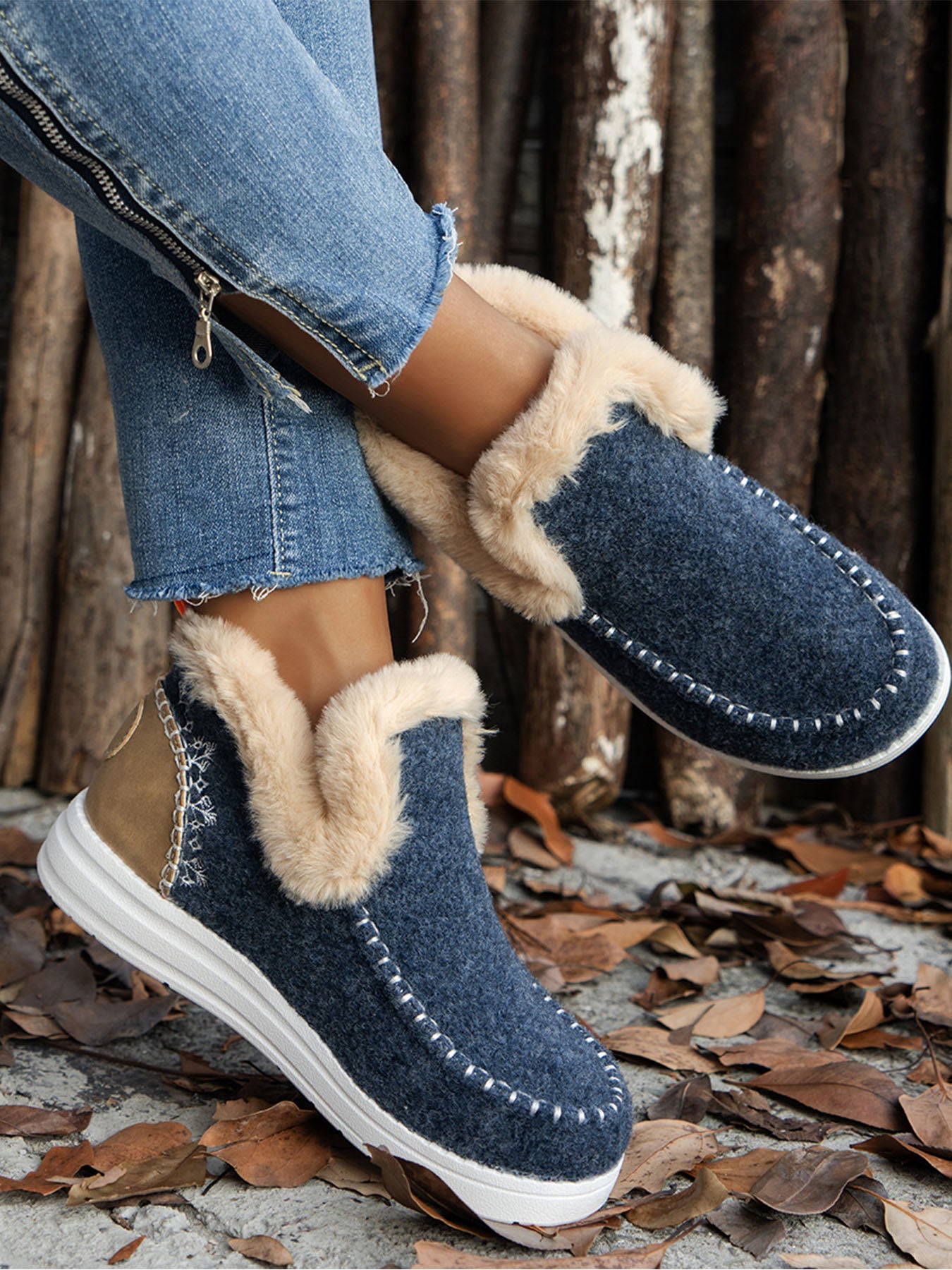 Plush Thickened Warm Shoes