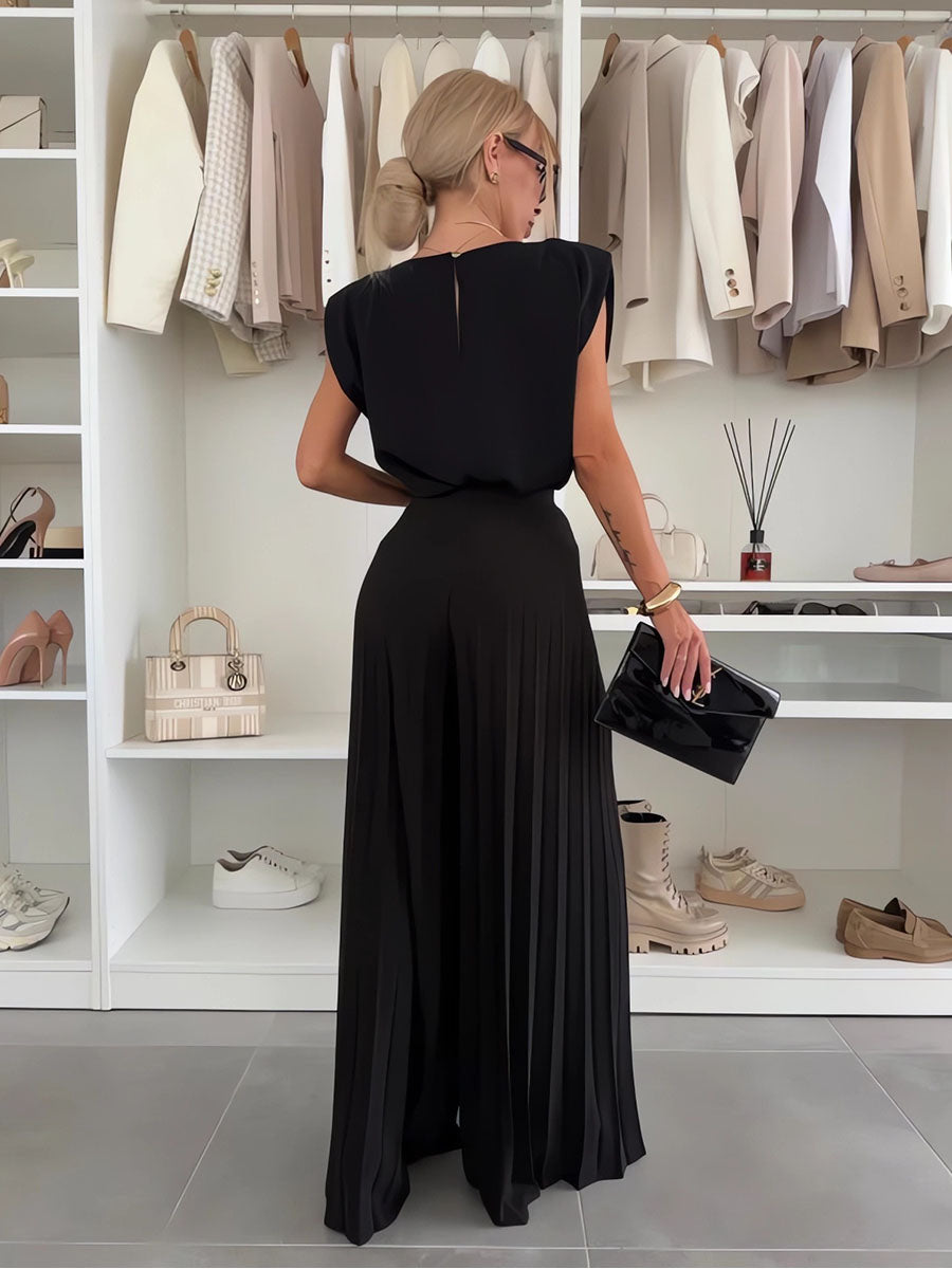 Royal Swan Pleated Two Sets