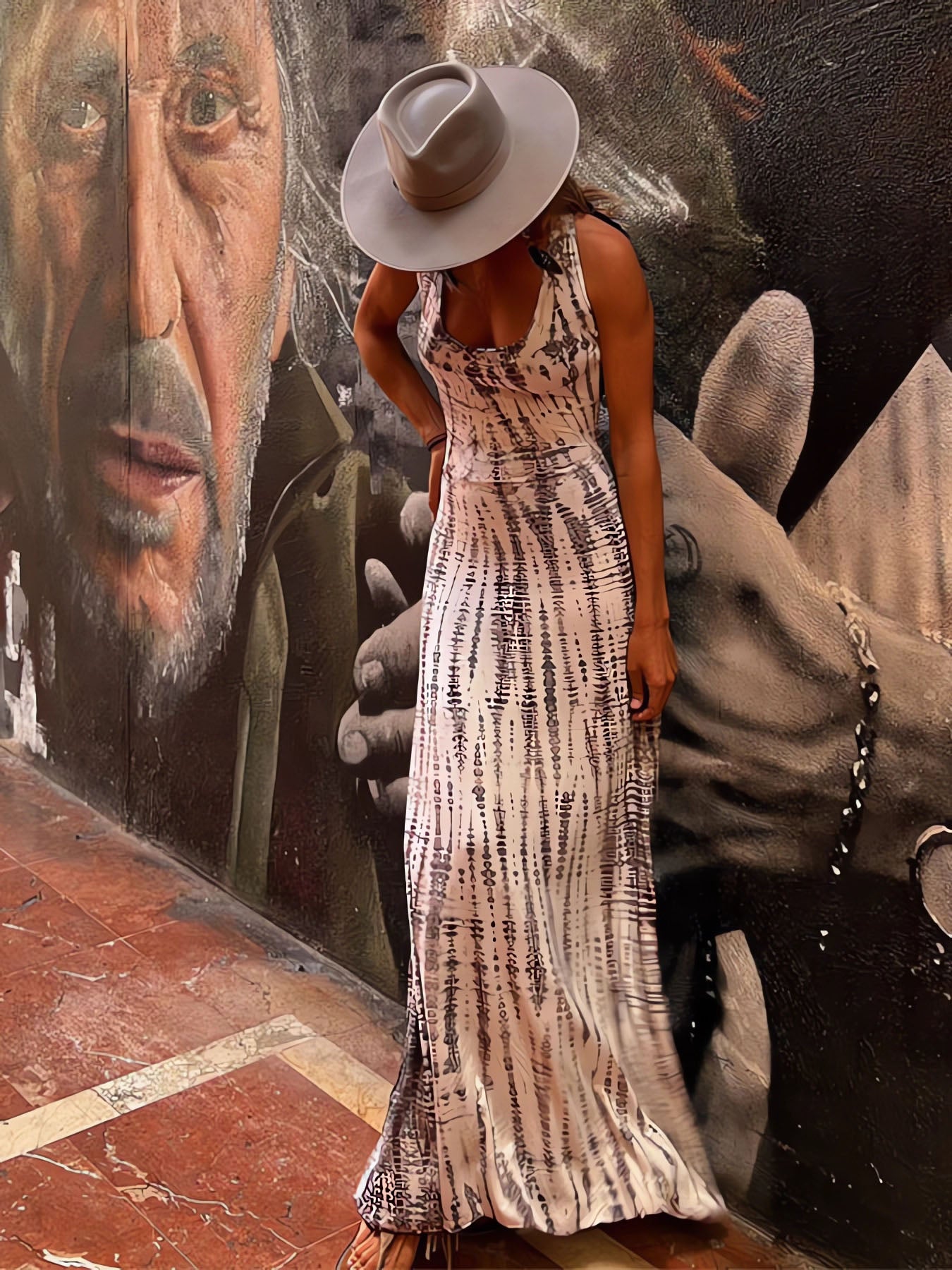 Sexy Backless Boho Dress