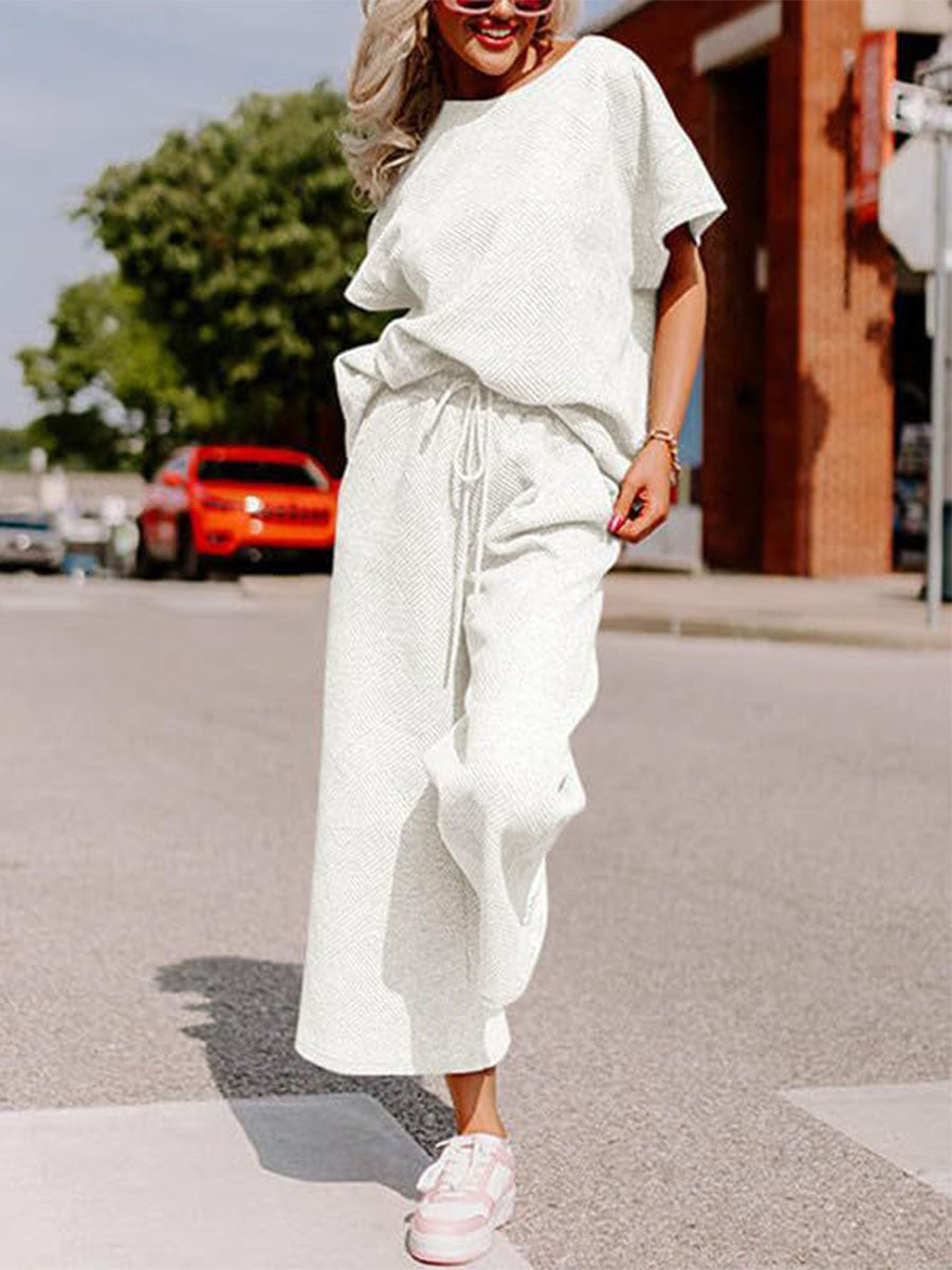 Drawstring Casual Sports Sets