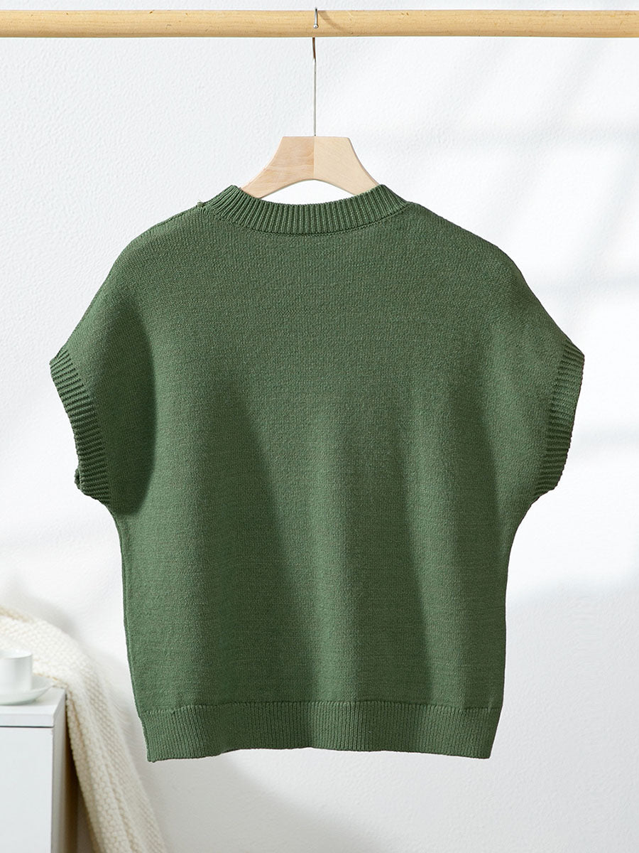Soft Laidback Embroidered Knitwear