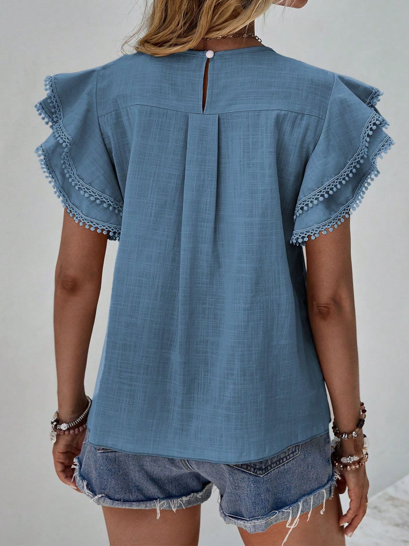 Butterfly Sleeve Blouse