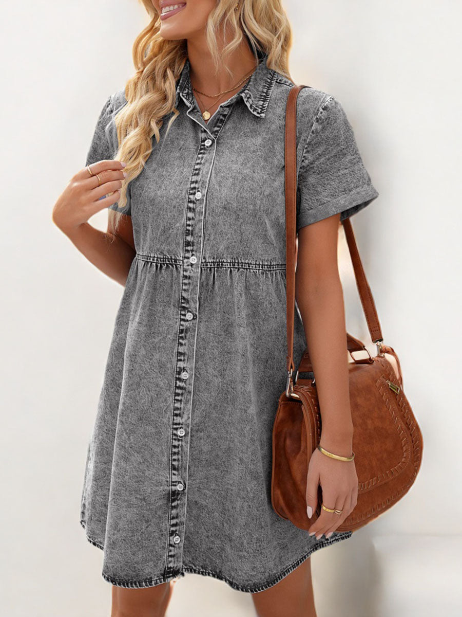 Elevated Ease Denim Dress