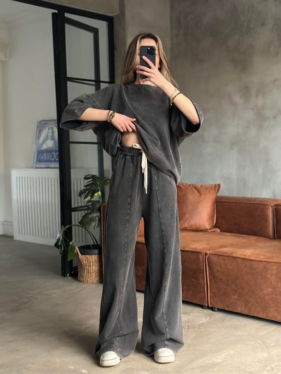 Chill Vibes Oversized Lounge Set