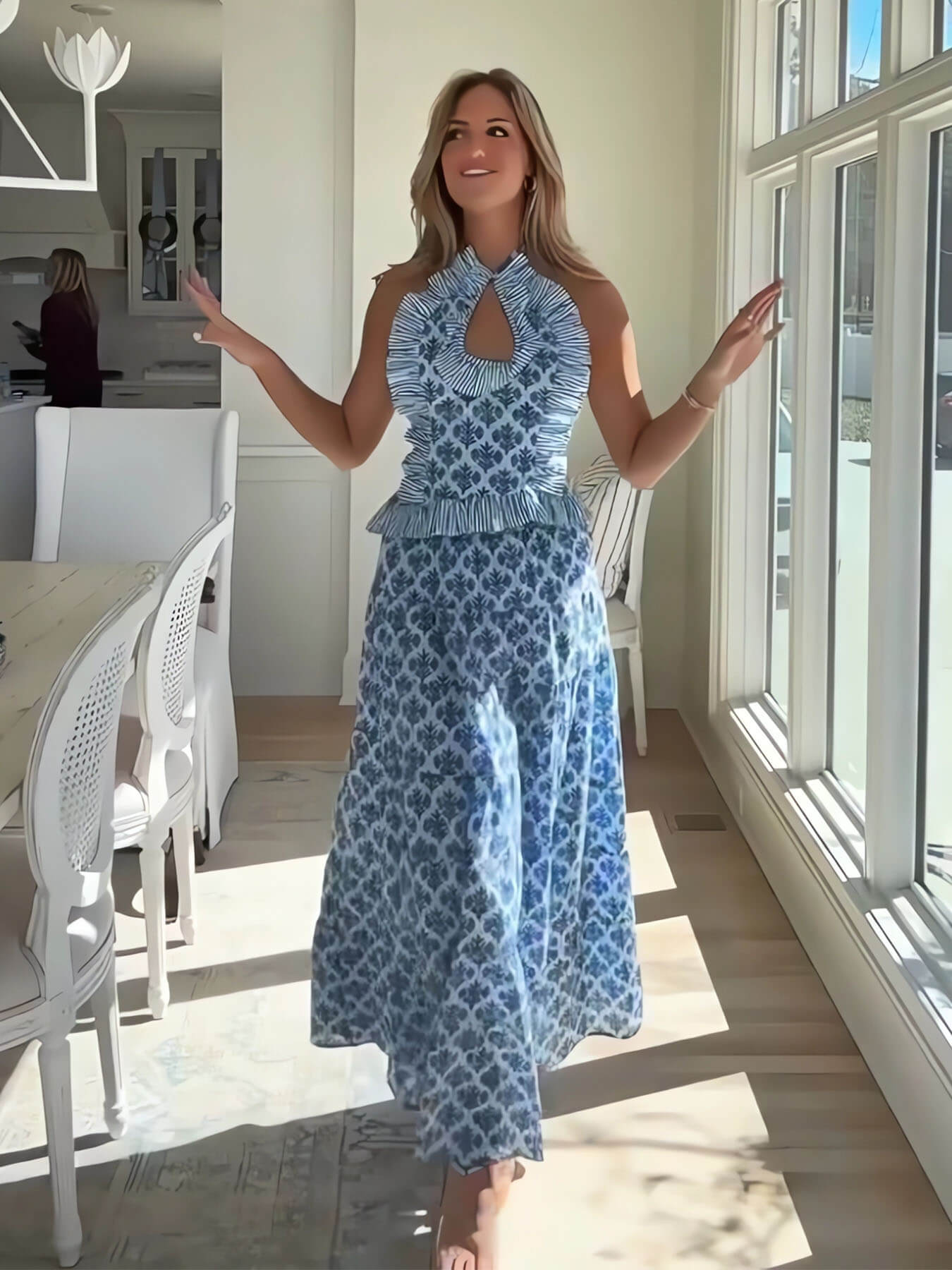 Leisure Tops Skirt Two Sets