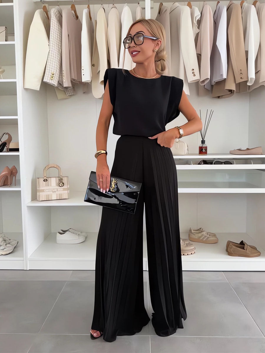 Royal Swan Pleated Two Sets