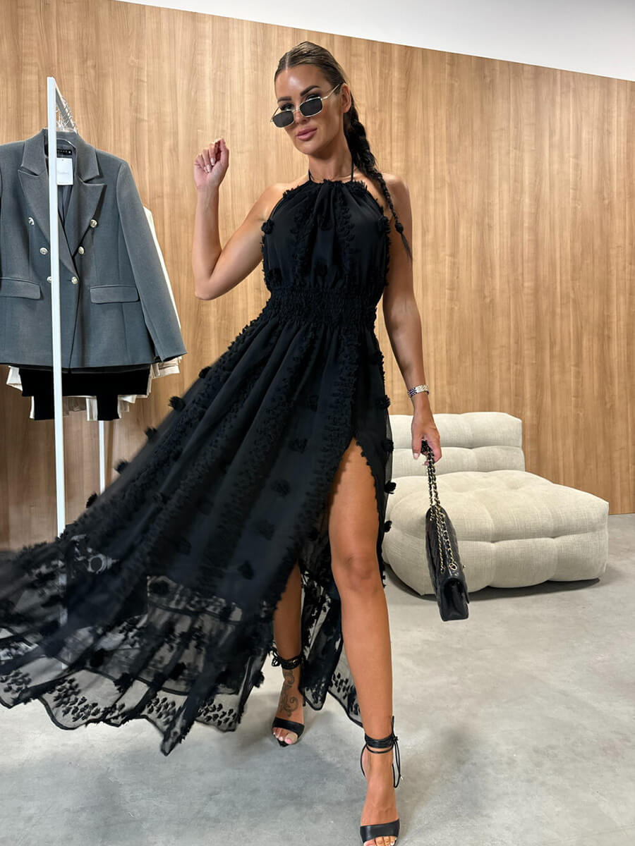 Empress Maxi Black Dress