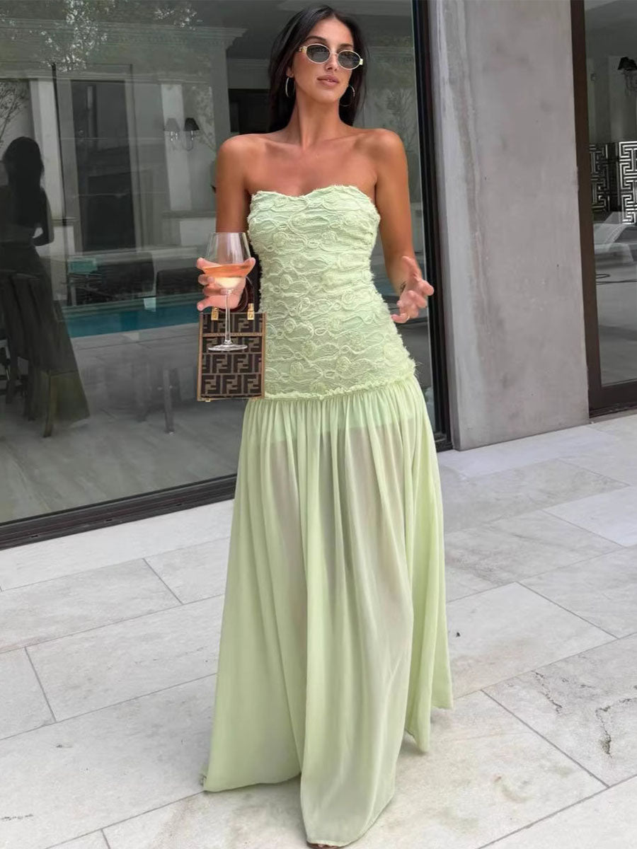 Rosette Cami & Skirt 2-in-1 Maxi Set