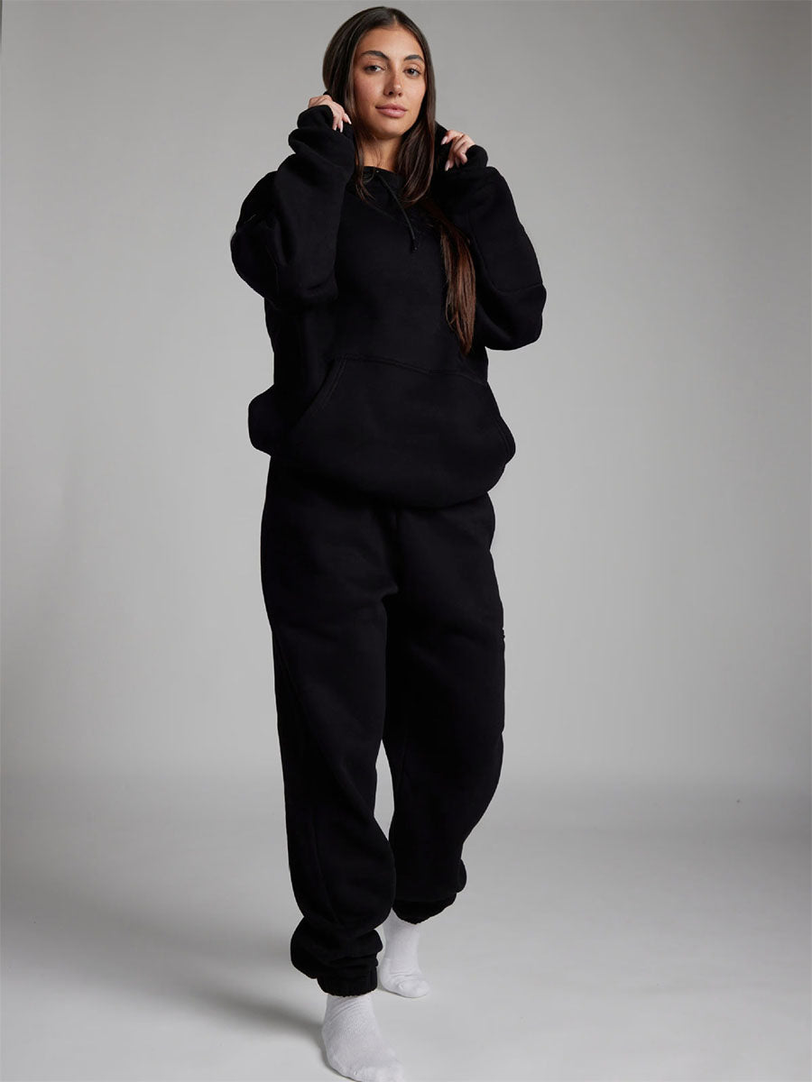Airplane Travel Hoodie Set with Built-In Eye Mask
