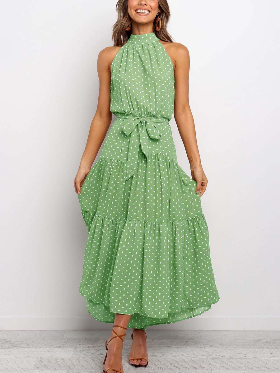 Vorioal Polka Dot Dress