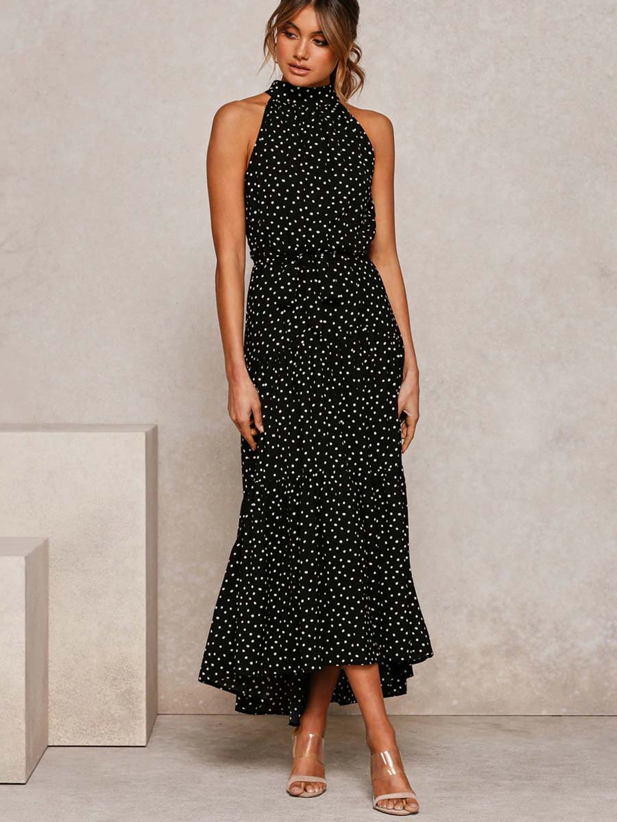 Vorioal Polka Dot Dress