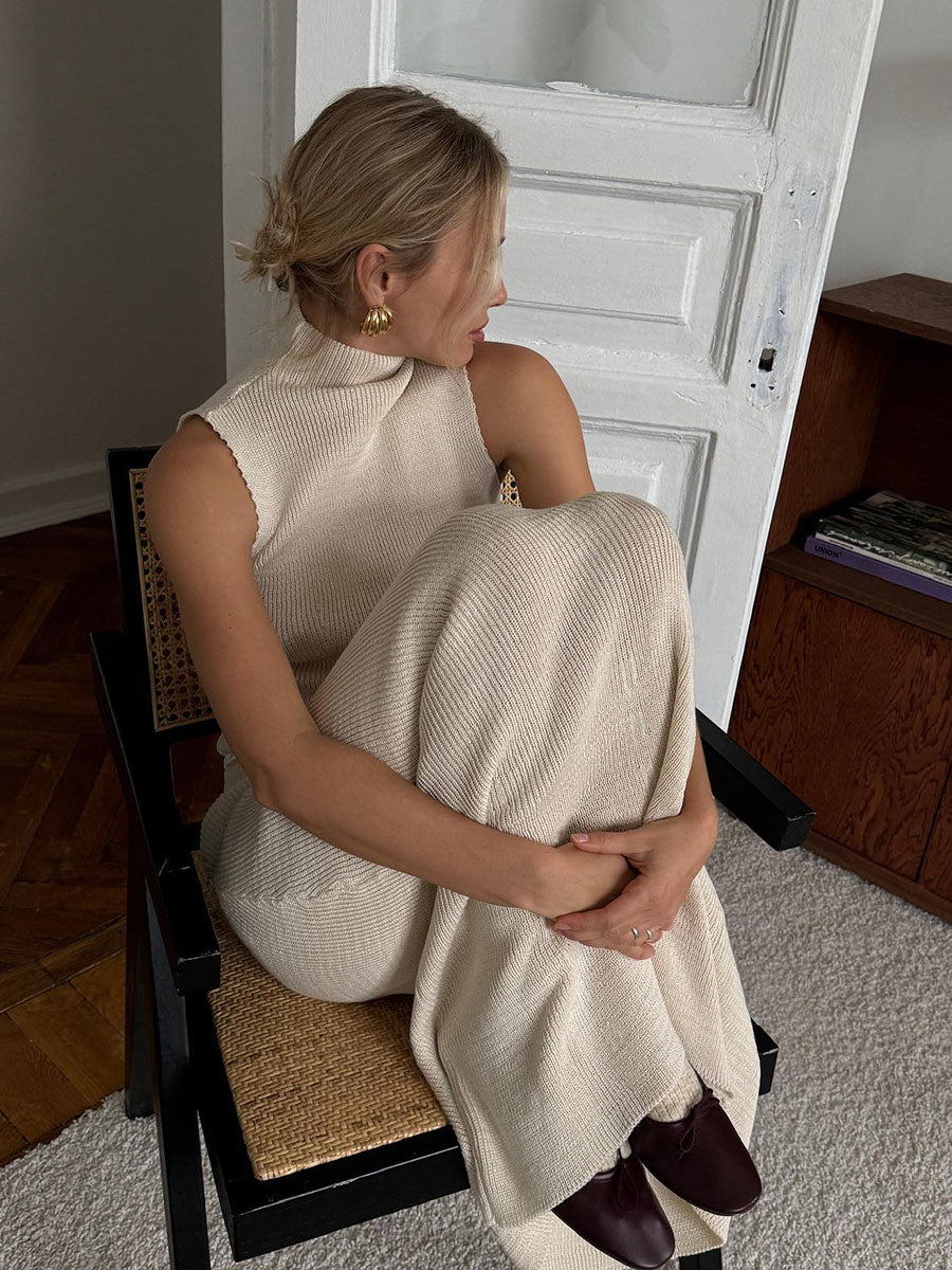 Soft Mellow Knitwear Two Sets