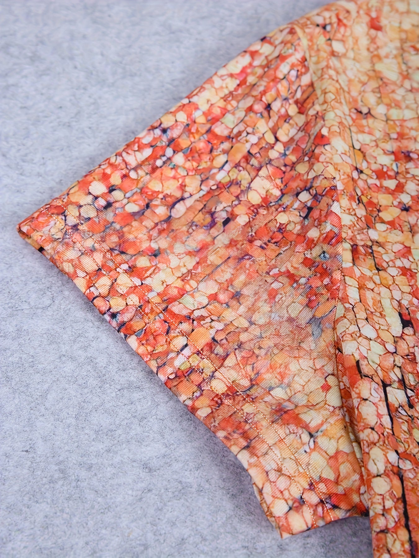 Full Print Color Block T-shirt