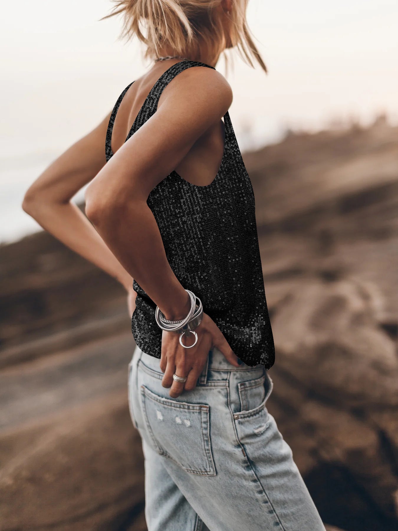 Sequined Camisole