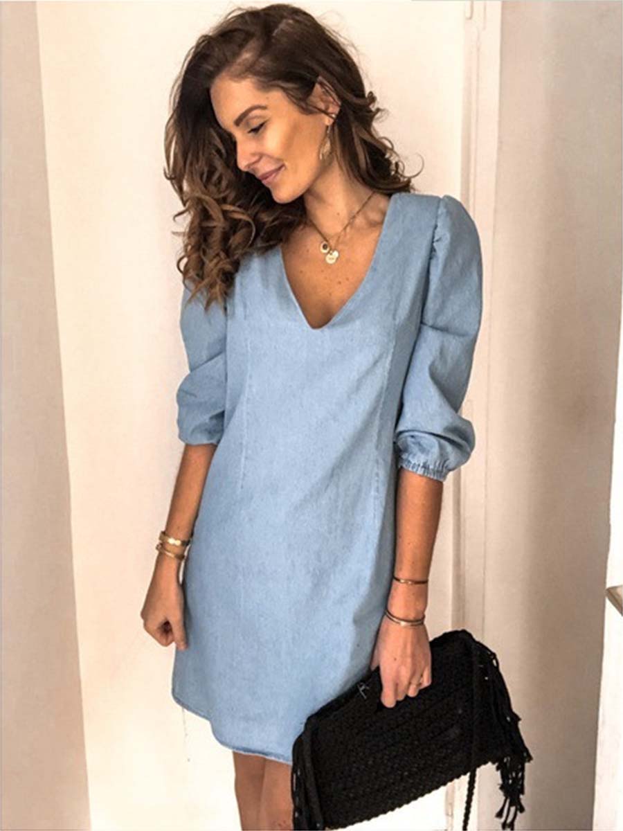 Casual Denim Dress