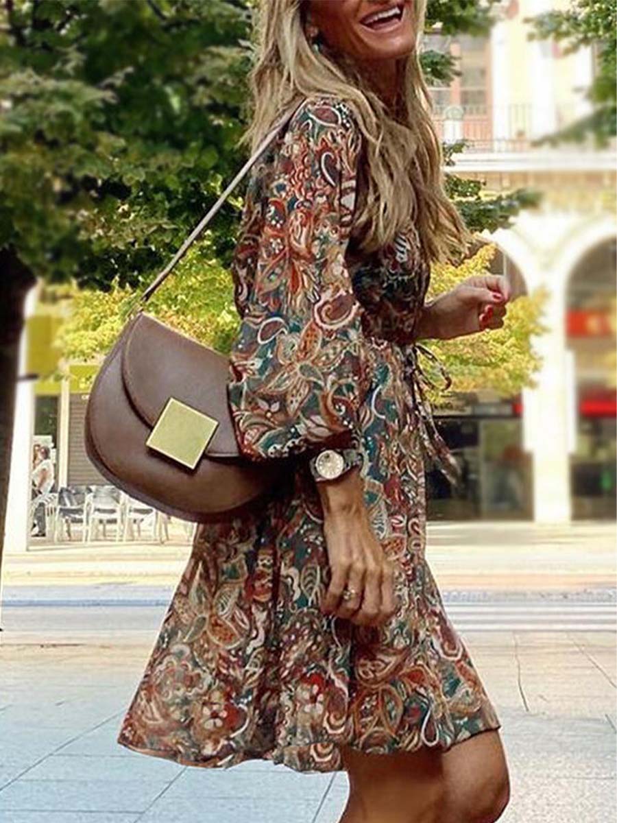 Printed Loose Dress