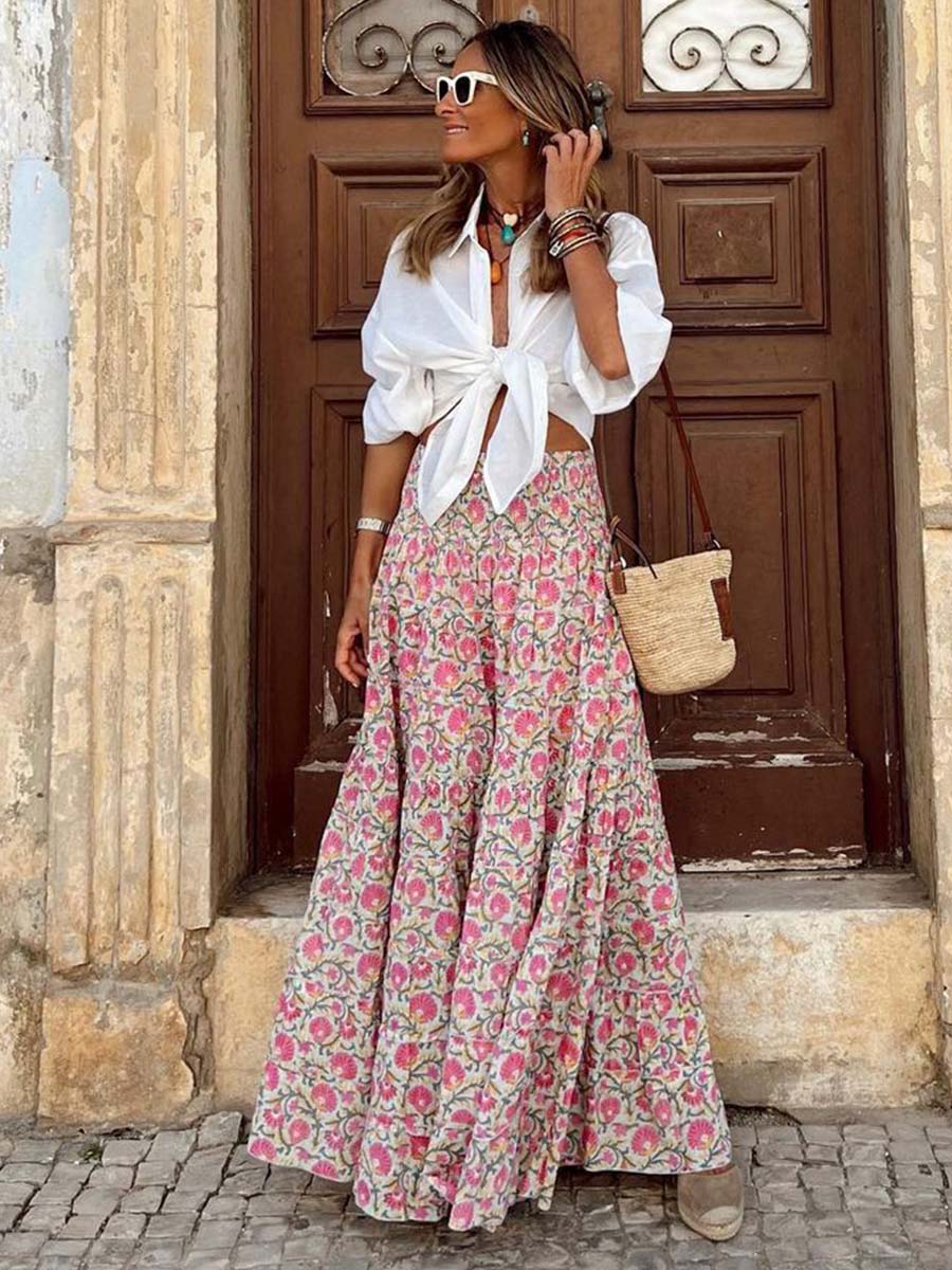 Robe mi-longue sexy