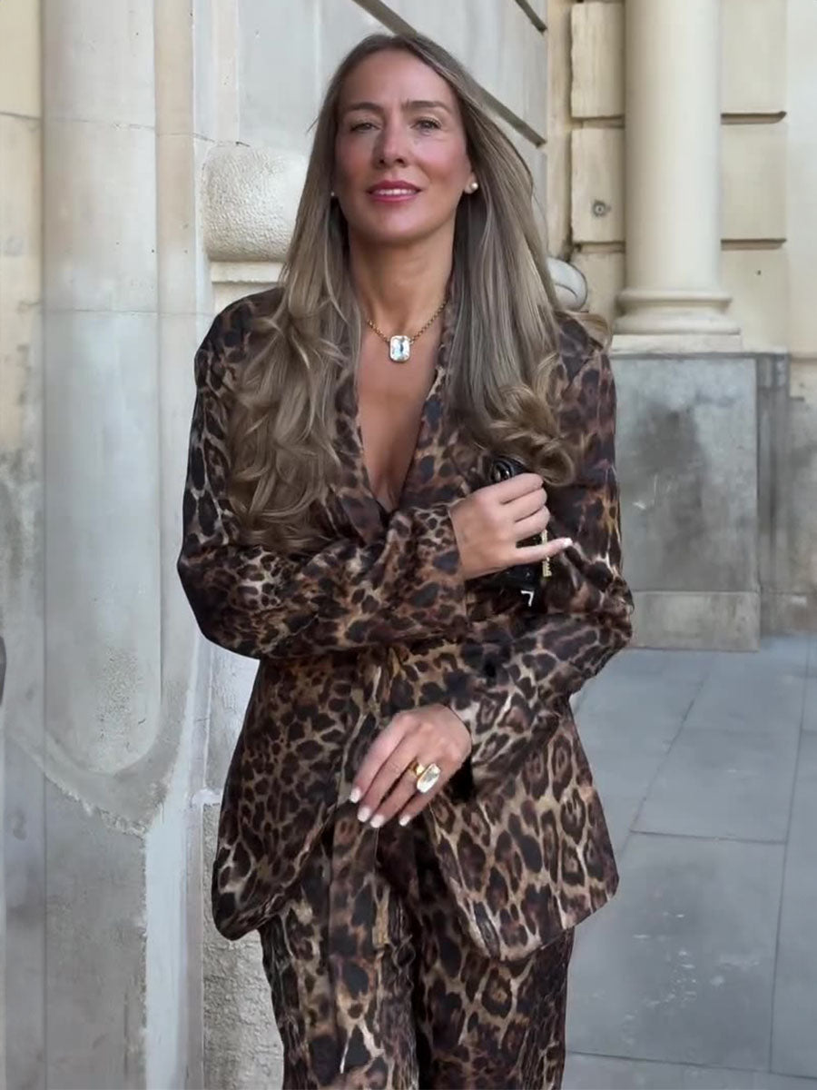 Bold Elegance Blazer Matching Set