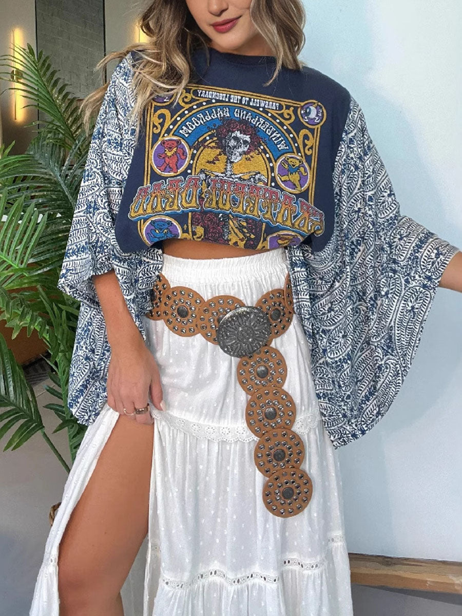 Relaxed Wide Sleeve Tops